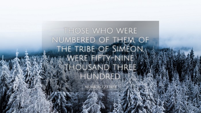 Picture 05 - Numbers 1:23 WEB Desktop Wallpaper - those who were numbered of them, of the tribe of - Desktop Bible Verse Wallpaper