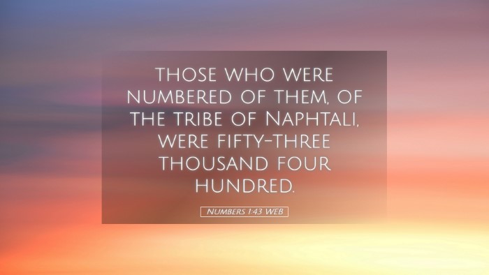 Picture 05 - Numbers 1:43 WEB Desktop Wallpaper - those who were numbered of them, of the tribe of - Desktop Bible Verse Wallpaper