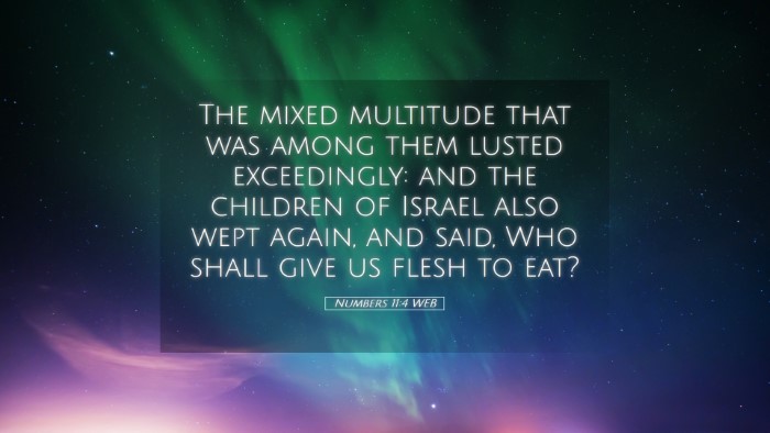 Picture 05 - Numbers 11:4 WEB Desktop Wallpaper - The mixed multitude that was among them lusted - Desktop Bible Verse Wallpaper