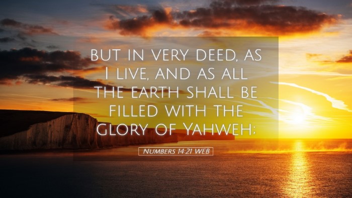 Picture 05 - Numbers 14:21 WEB Desktop Wallpaper - but in very deed, as I live, and as all the earth - Desktop Bible Verse Wallpaper