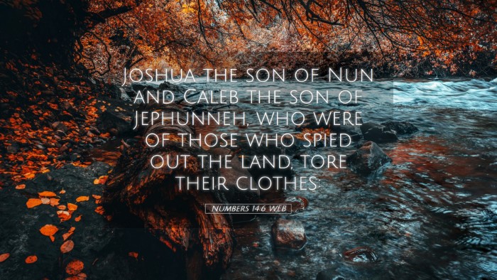 Picture 05 - Numbers 14:6 WEB Desktop Wallpaper - Joshua the son of Nun and Caleb the son of - Desktop Bible Verse Wallpaper