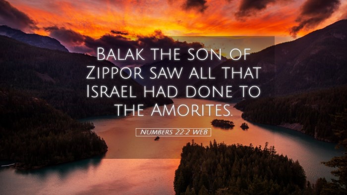 Picture 05 - Numbers 22:2 WEB Desktop Wallpaper - Balak the son of Zippor saw all that Israel had - Desktop Bible Verse Wallpaper