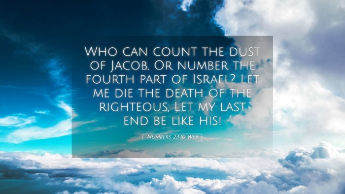 Picture 05 - Numbers 23:10 WEB Desktop Wallpaper - Who can count the dust of Jacob, Or number the - Desktop Bible Verse Wallpaper