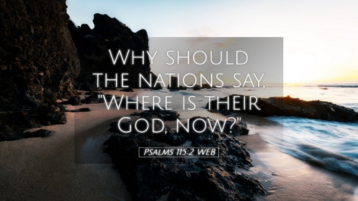 Picture 05 - Psalms 115:2 WEB Desktop Wallpaper - Why should the nations say, 