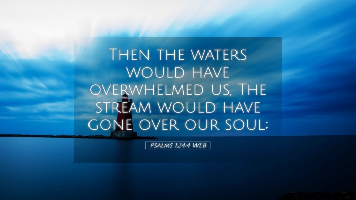 Picture 05 - Psalms 124:4 WEB Desktop Wallpaper - Then the waters would have overwhelmed us, The - Desktop Bible Verse Wallpaper