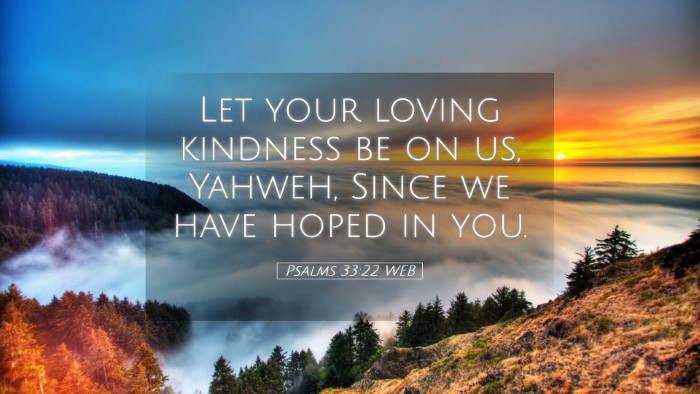 Picture 05 - Psalms 33:22 WEB Desktop Wallpaper - Let your loving kindness be on us, Yahweh, Since - Desktop Bible Verse Wallpaper
