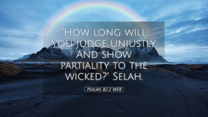 Picture 05 - Psalms 82:2 WEB Desktop Wallpaper - 