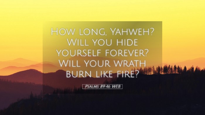 Picture 05 - Psalms 89:46 WEB Desktop Wallpaper - How long, Yahweh? Will you hide yourself forever? - Desktop Bible Verse Wallpaper