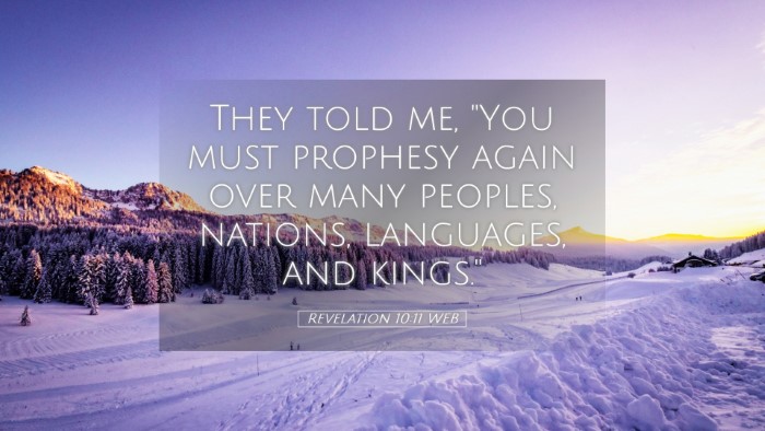 Picture 05 - Revelation 10:11 WEB Desktop Wallpaper - They told me, 