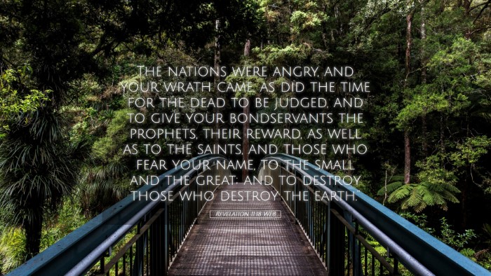 Picture 05 - Revelation 11:18 WEB Desktop Wallpaper - The nations were angry, and your wrath came, as - Desktop Bible Verse Wallpaper