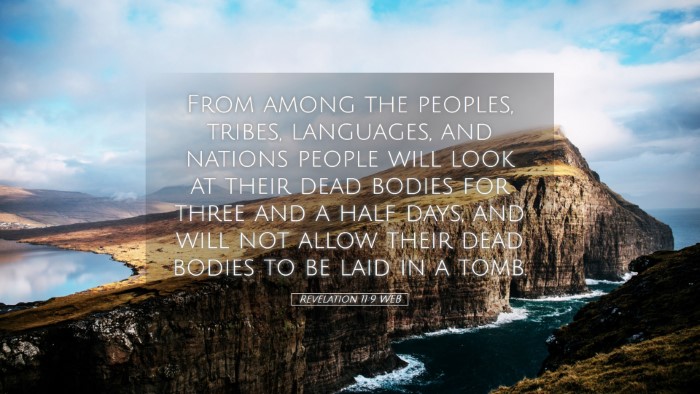 Picture 05 - Revelation 11:9 WEB Desktop Wallpaper - From among the peoples, tribes, languages, and - Desktop Bible Verse Wallpaper