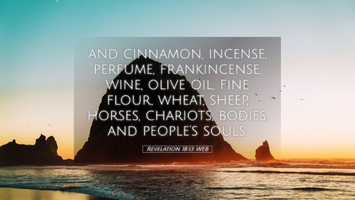 Picture 05 - Revelation 18:13 WEB Desktop Wallpaper - and cinnamon, incense, perfume, frankincense, - Desktop Bible Verse Wallpaper