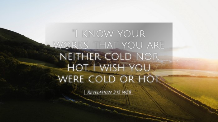 Picture 05 - Revelation 3:15 WEB Desktop Wallpaper - 