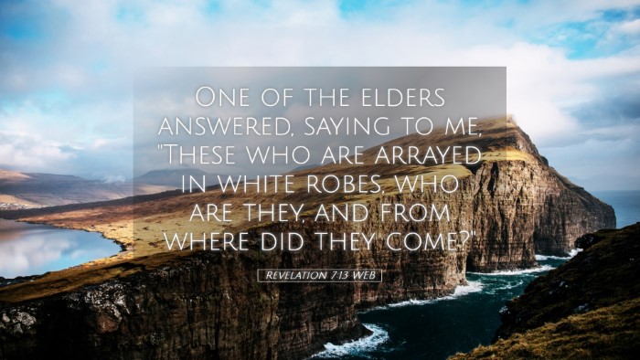 Picture 05 - Revelation 7:13 WEB Desktop Wallpaper - One of the elders answered, saying to me, 