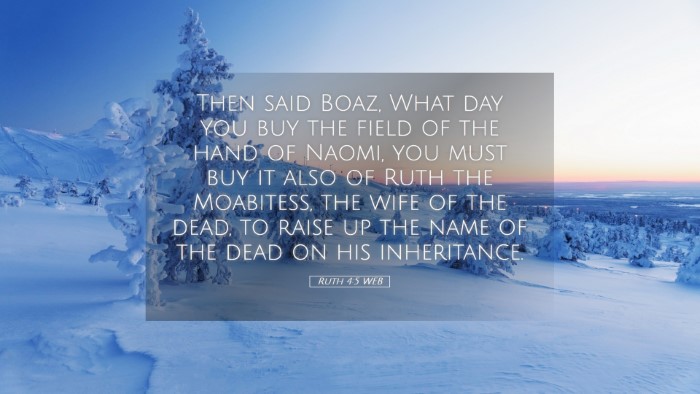 Picture 05 - Ruth 4:5 WEB Desktop Wallpaper - Then said Boaz, What day you buy the field of the - Desktop Bible Verse Wallpaper
