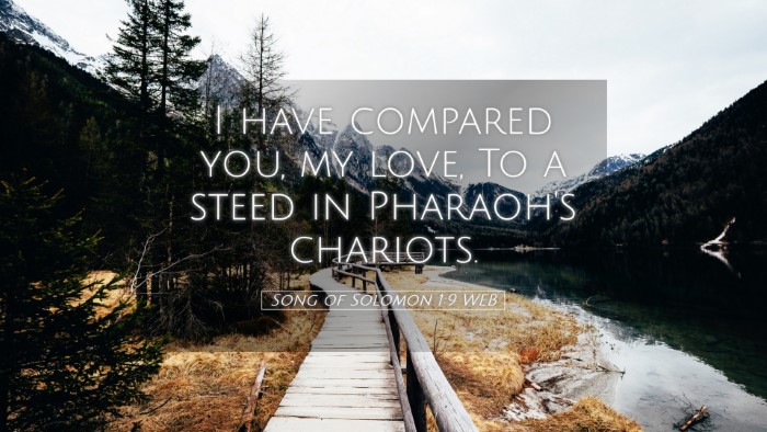 Picture 05 - Song of Solomon 1:9 WEB Desktop Wallpaper - I have compared you, my love, To a steed in - Desktop Bible Verse Wallpaper