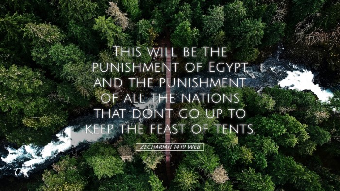 Picture 05 - Zechariah 14:19 WEB Desktop Wallpaper - This will be the punishment of Egypt, and the - Desktop Bible Verse Wallpaper