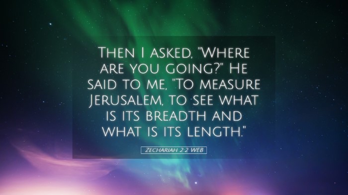 Picture 05 - Zechariah 2:2 WEB Desktop Wallpaper - Then I asked, 