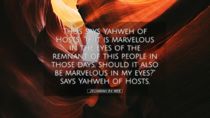 Picture 05 - Zechariah 8:6 WEB Desktop Wallpaper - Thus says Yahweh of Hosts: 