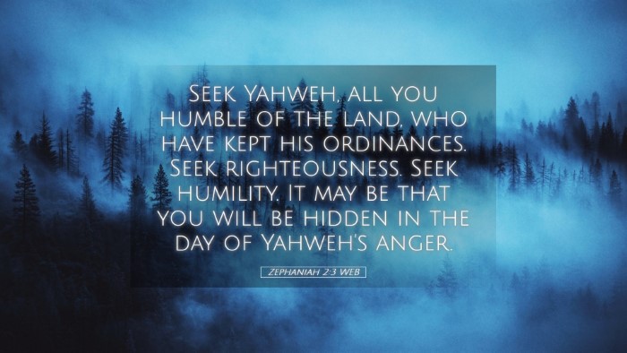 Picture 05 - Zephaniah 2:3 WEB Desktop Wallpaper - Seek Yahweh, all you humble of the land, who have - Desktop Bible Verse Wallpaper