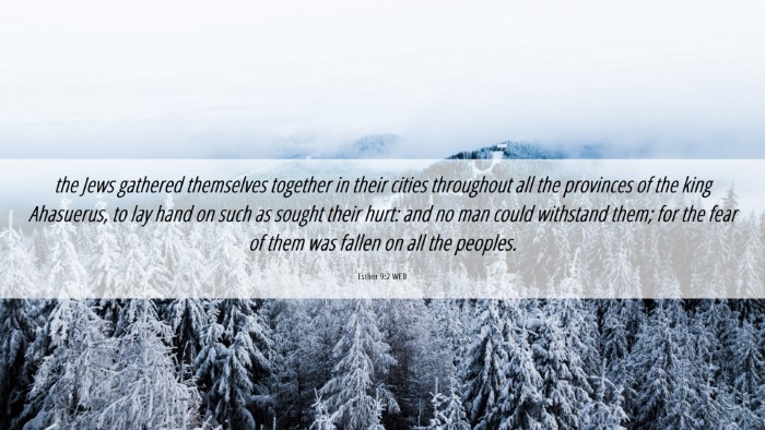 Picture 06 - Esther 9:2 WEB Desktop Wallpaper - the Jews gathered themselves together in their - Desktop Bible Verse Wallpaper