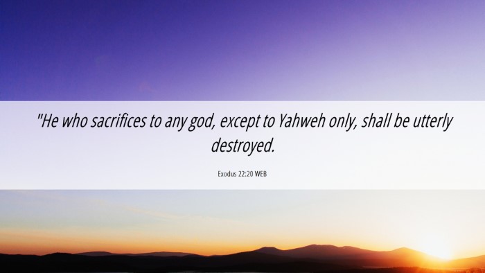 Picture 06 - Exodus 22:20 WEB Desktop Wallpaper - 
