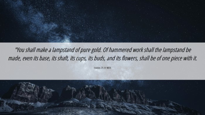 Picture 06 - Exodus 25:31 WEB Desktop Wallpaper - 