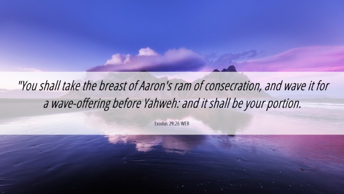 Picture 06 - Exodus 29:26 WEB Desktop Wallpaper - 