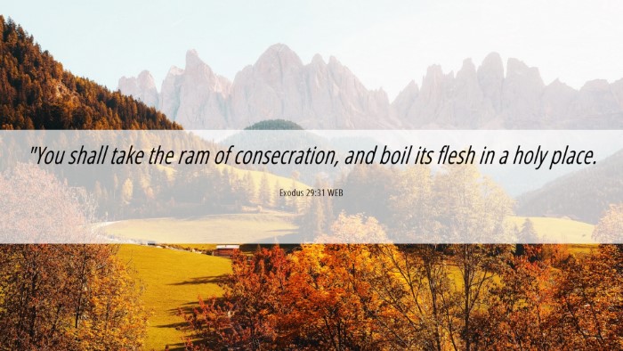 Picture 06 - Exodus 29:31 WEB Desktop Wallpaper - 