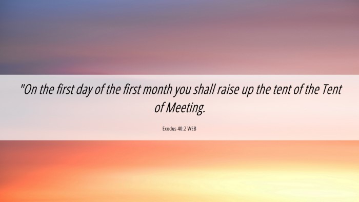 Picture 06 - Exodus 40:2 WEB Desktop Wallpaper - 
