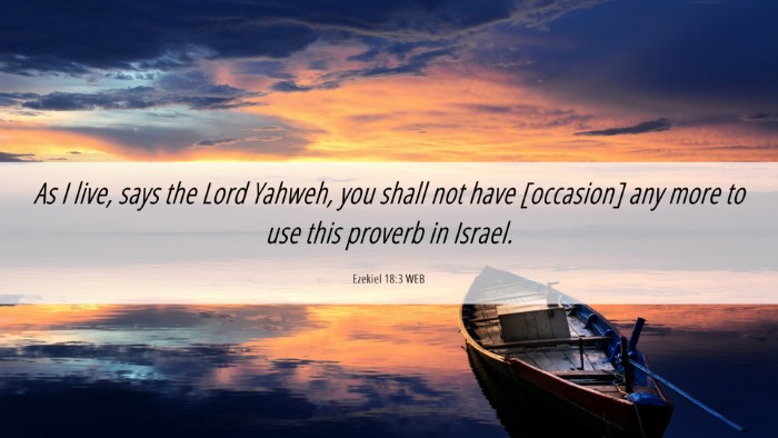 Picture 06 - Ezekiel 18:3 WEB Desktop Wallpaper - As I live, says the Lord Yahweh, you shall not - Desktop Bible Verse Wallpaper