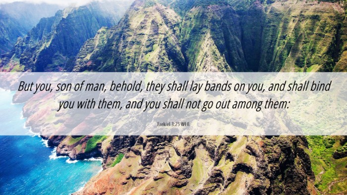 Picture 06 - Ezekiel 3:25 WEB Desktop Wallpaper - But you, son of man, behold, they shall lay bands - Desktop Bible Verse Wallpaper