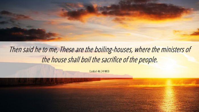 Picture 06 - Ezekiel 46:24 WEB Desktop Wallpaper - Then said he to me, These are the boiling-houses, - Desktop Bible Verse Wallpaper