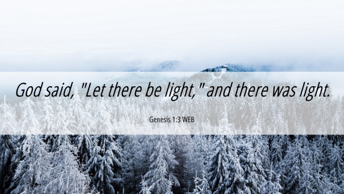 Picture 06 - Genesis 1:3 WEB Desktop Wallpaper - God said, 