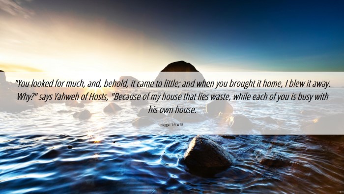 Picture 06 - Haggai 1:9 WEB Desktop Wallpaper - 