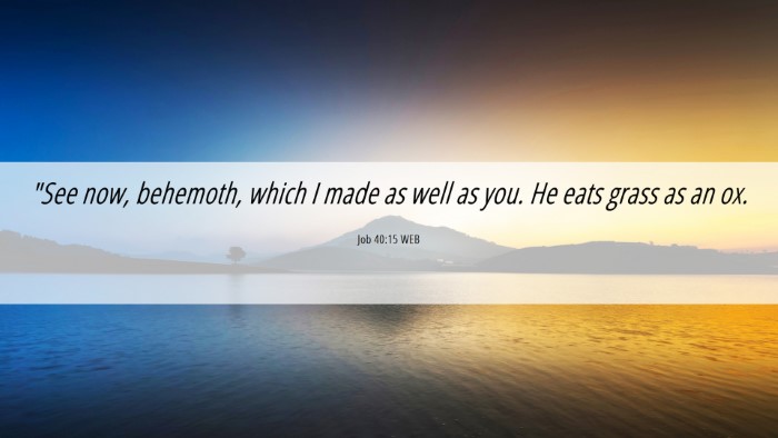 Picture 06 - Job 40:15 WEB Desktop Wallpaper - 