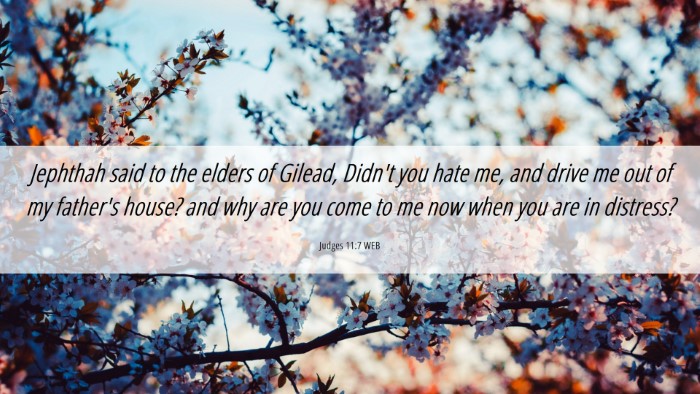 Picture 06 - Judges 11:7 WEB Desktop Wallpaper - Jephthah said to the elders of Gilead, Didn't you - Desktop Bible Verse Wallpaper