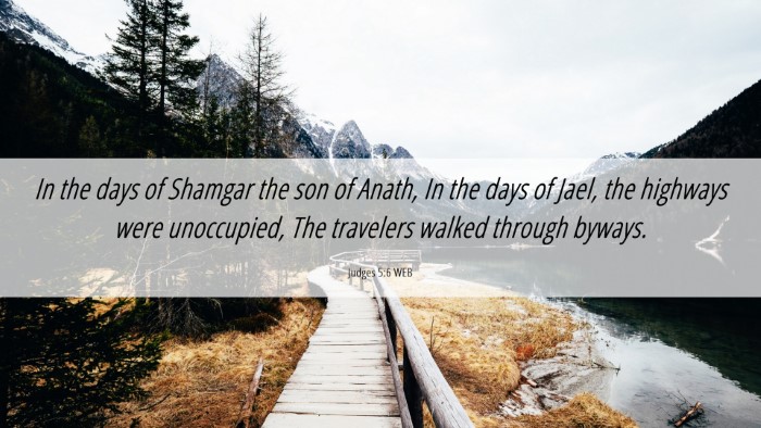 Picture 06 - Judges 5:6 WEB Desktop Wallpaper - In the days of Shamgar the son of Anath, In the - Desktop Bible Verse Wallpaper