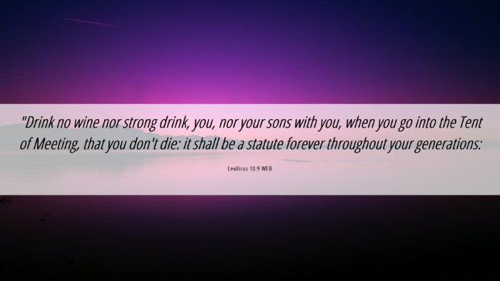 Picture 06 - Leviticus 10:9 WEB Desktop Wallpaper - 
