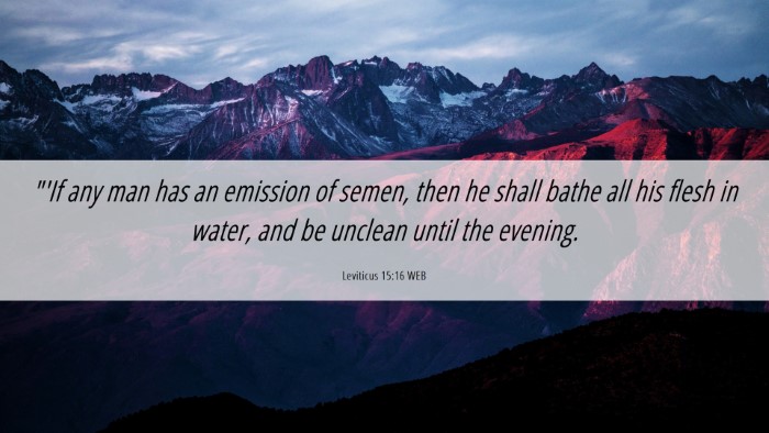 Picture 06 - Leviticus 15:16 WEB Desktop Wallpaper - 