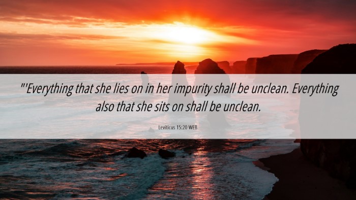 Picture 06 - Leviticus 15:20 WEB Desktop Wallpaper - 