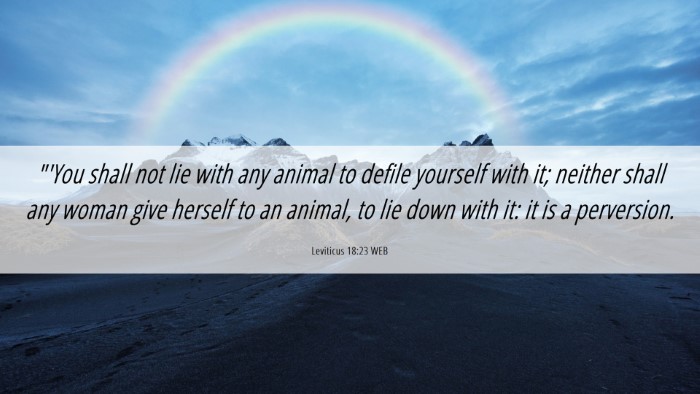 Picture 06 - Leviticus 18:23 WEB Desktop Wallpaper - 