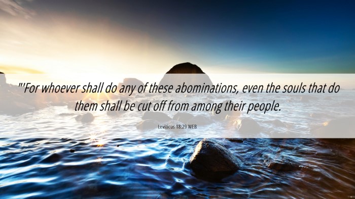 Picture 06 - Leviticus 18:29 WEB Desktop Wallpaper - 