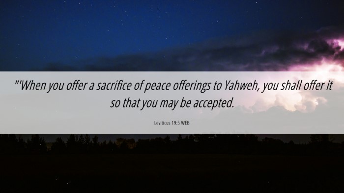 Picture 06 - Leviticus 19:5 WEB Desktop Wallpaper - 