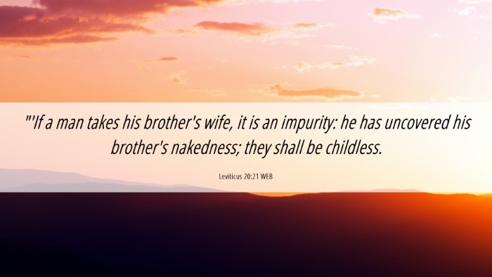 Picture 06 - Leviticus 20:21 WEB Desktop Wallpaper - 