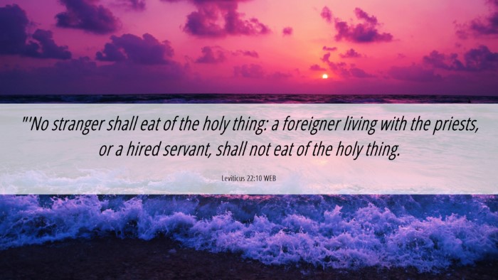 Picture 06 - Leviticus 22:10 WEB Desktop Wallpaper - 