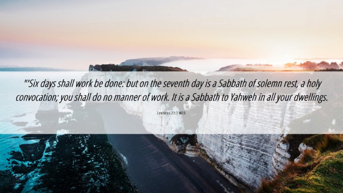 Picture 06 - Leviticus 23:3 WEB Desktop Wallpaper - 