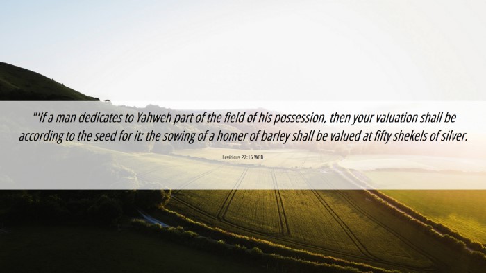 Picture 06 - Leviticus 27:16 WEB Desktop Wallpaper - 