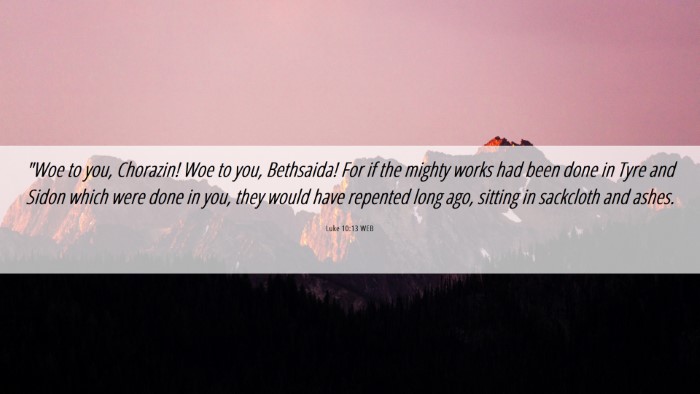 Picture 06 - Luke 10:13 WEB Desktop Wallpaper - 