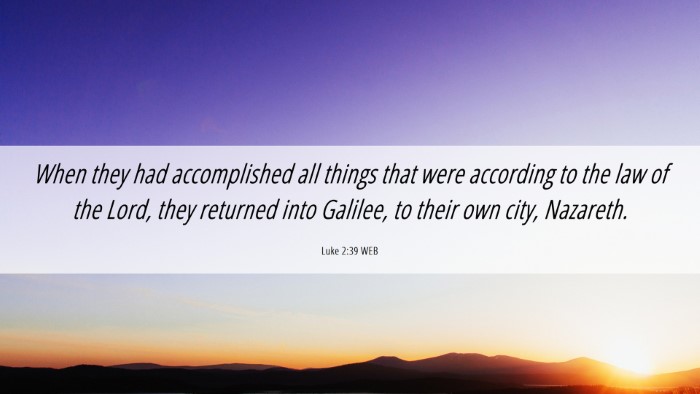 Picture 06 - Luke 2:39 WEB Desktop Wallpaper - When they had accomplished all things that were - Desktop Bible Verse Wallpaper